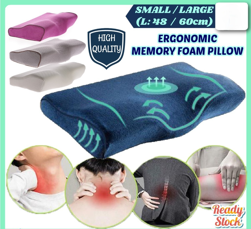 【Memory Foam Pillow】蝴蝶形记忆棉枕头Butterfly Ergonomic Memory Foam Pillow
