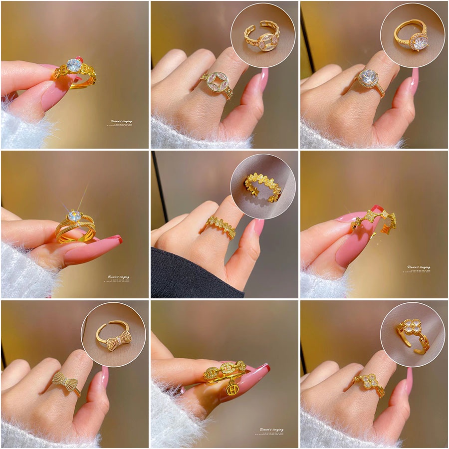 Index finger gold store ring design