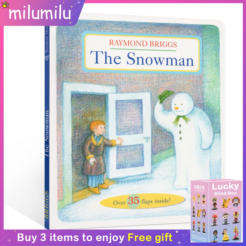 Original Popular Books The Snowman Raymond Briggs Board Book Colouring ...
