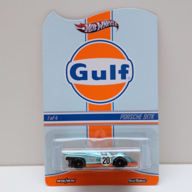 Hot Wheels Gulf RLC Porsche 917K Chrome Blue Shopee Malaysia