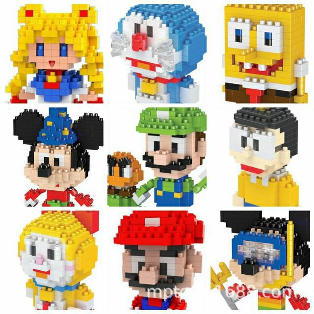 💥Random💥Cartoon Design Buliding DIY Diamond Nano Blocks 1 unit Random ...