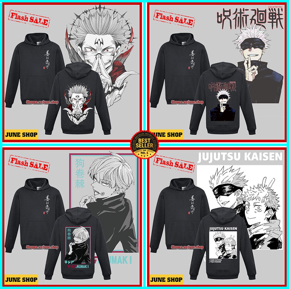 Jujutsuuka Hoodie, Anime Jacket Printed With Gojo Satoru Image Is Super ...