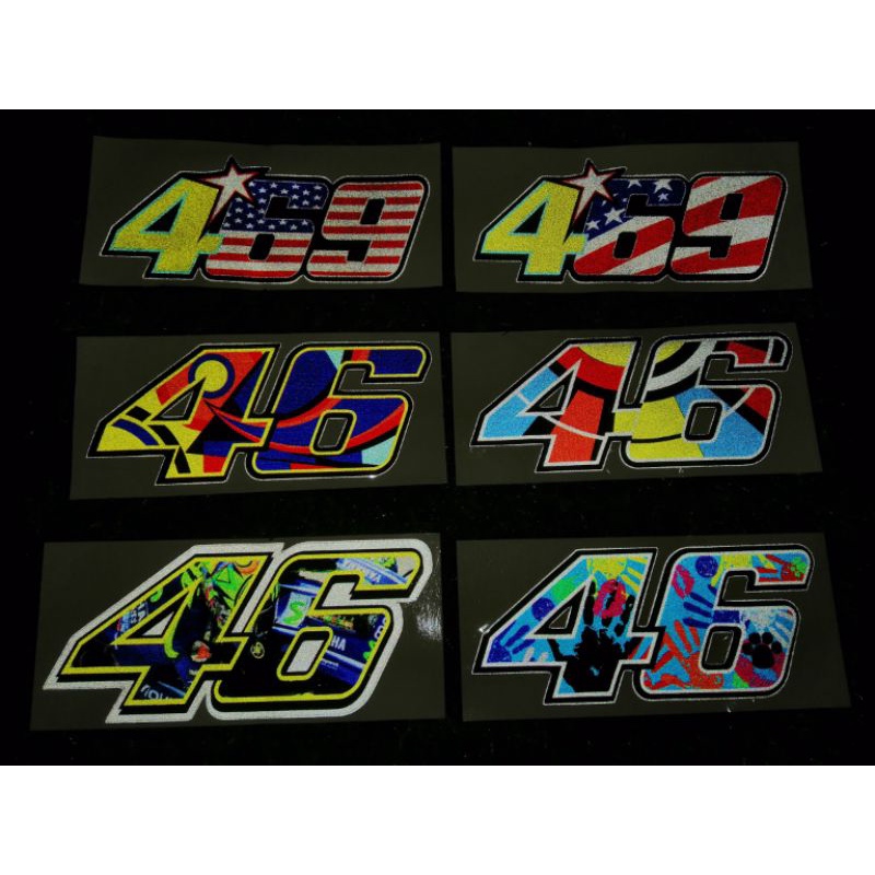 🔥 Sticker PANTUL CAHAYA 🔥Valentino Rossi VS Nicky Hayden #469 #46vs69🇲🇾 ...