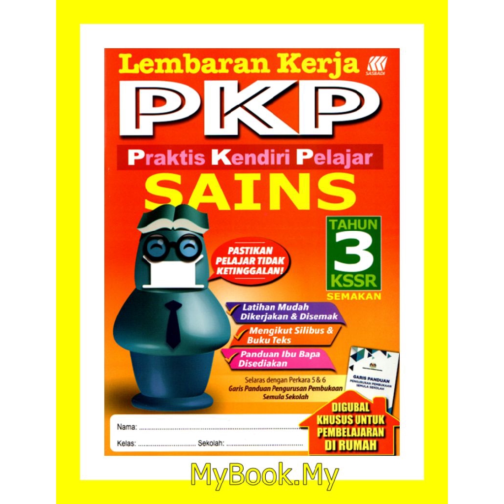 Myb Buku Latihan Lembaran Kerja Pkp Kssr Tahun 3 Sains Sasbadi Shopee Malaysia 2468