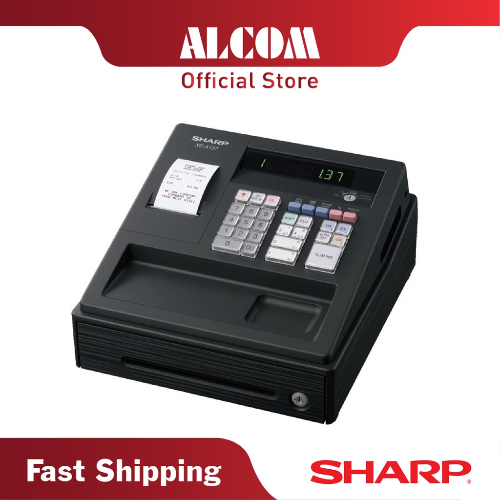 SHARP XEA137 / ASHICA ECR138 Casher Machine Cash Register Drawer