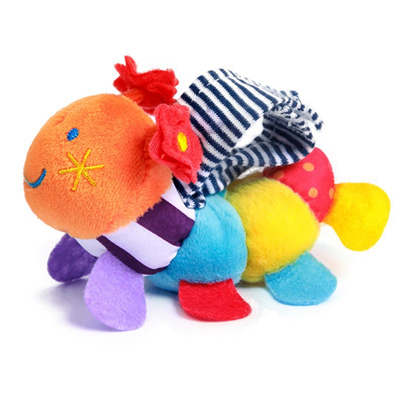 Cute Baby Soft Cotton Toys Velcro Rattle Bell Toys | Shopee Malaysia