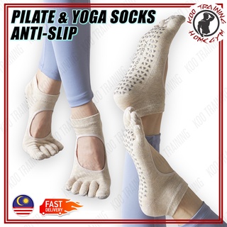Toeless Non Skid Sticky Grip Yoga Socks for Women Anti Slip Lady Gym  Fitness Sports Pilates Professional Dance Sock