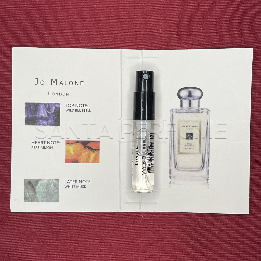 Jo Malone Wild Bluebell, 2011 2ML Perfume Sample Fragrance | Shopee ...