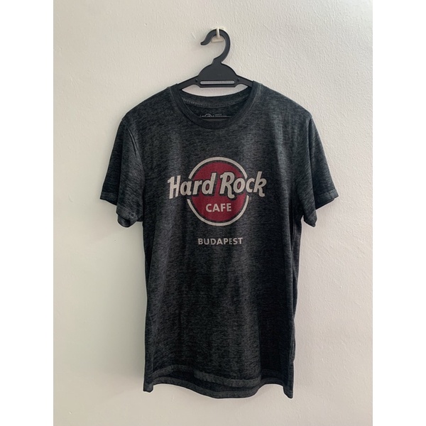 Hard Rock Cafe Budapest Men's Burnout Logo T-Shirt | Shopee Malaysia