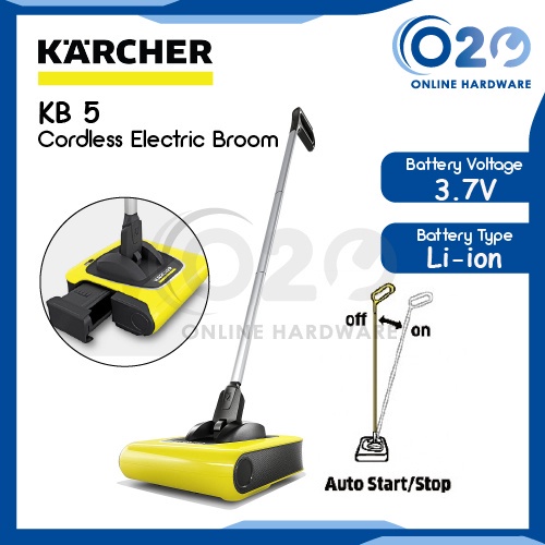 Karcher Cordless Sweeper Electric Broom KB 5 Easyflix Sweeper Cordless Machine Electric Sweeper