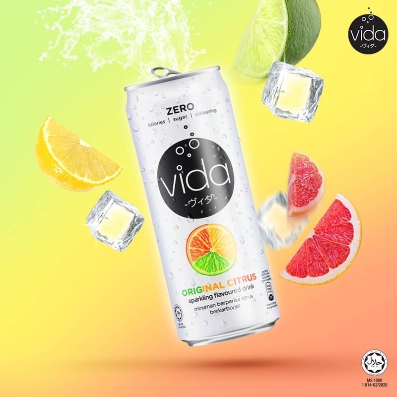 Vida C Zero Sparkling Drink 325ml /Vida Vitamin C 1000MG /Pink Guava ...