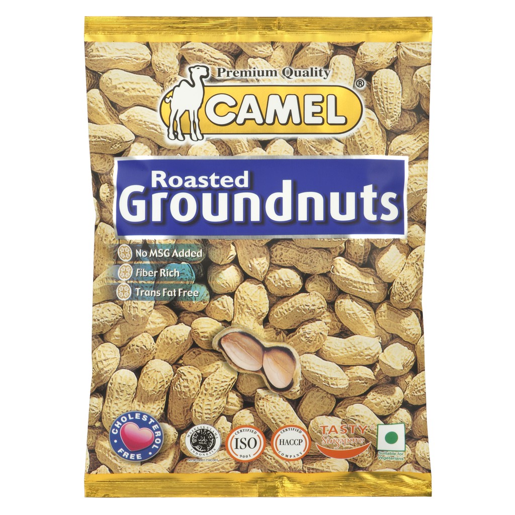 CAMEL-ROASTED GROUNDNUTS120G 不含胆固醇 #No MSG Added; #Fibre Rich; #rans ...