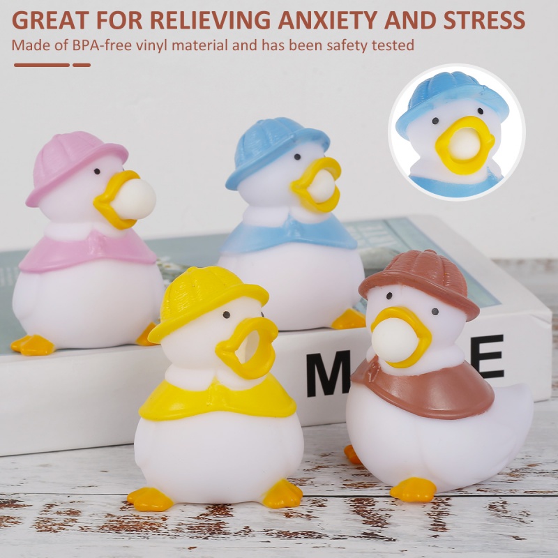Creative Duck Fidget Toy Pinch Easter Egg Party Gift Bubble Blowing ...