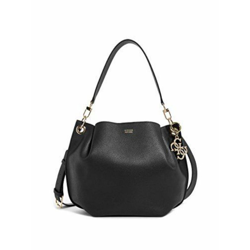 Guess digital hobo hot sale bag black