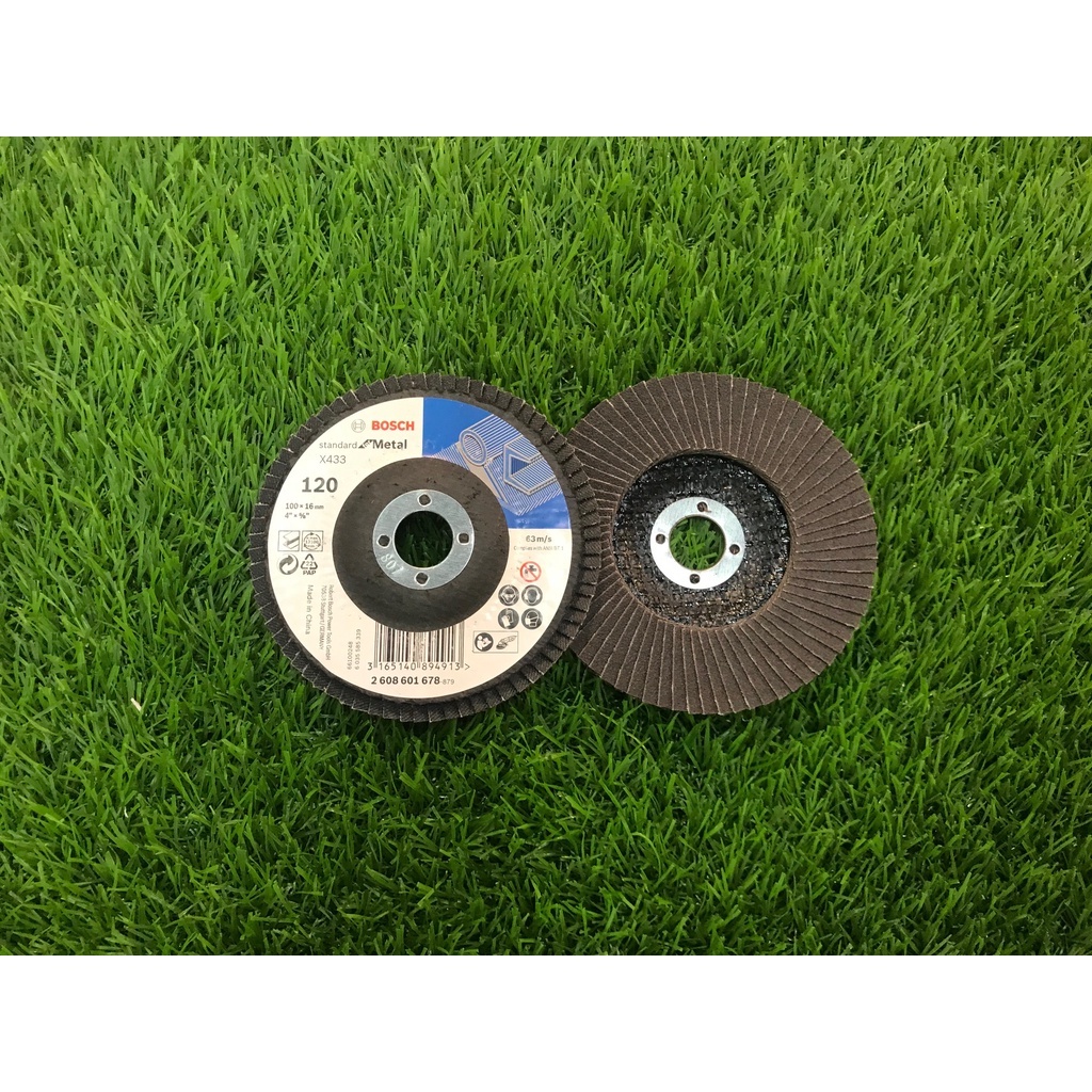 BOSCH ALOX FLAP DISC 100MM P120 2608601678 Shopee Malaysia