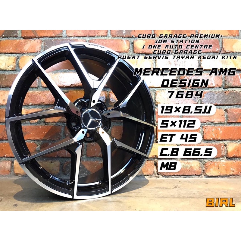 MERCEDES AMG DESIGN 7684 19INC WHEELS W176 W205 W213 C215 CLA C117 ...