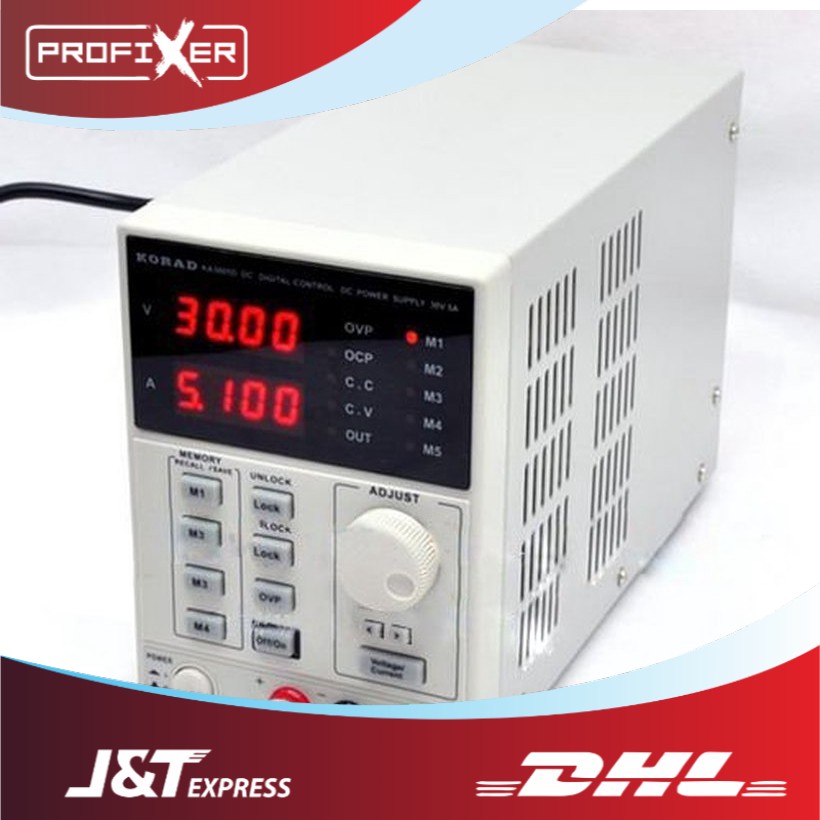 KORAD KA3005D Precision Adjustable 30V 5A DC Stabilized Voltage Power