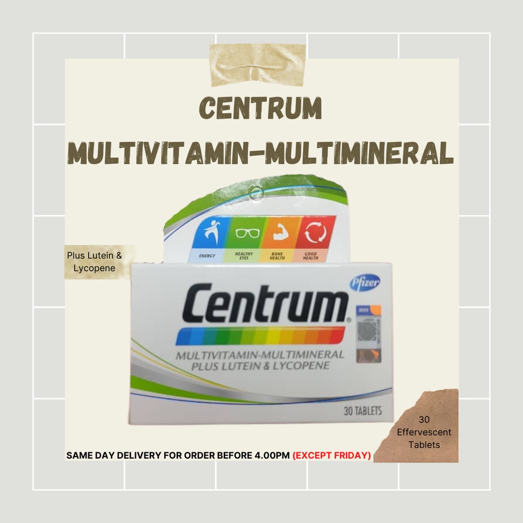 (EXP 06/22) CENTRUM MULTIVITAMIN MULTIMINERAL PLUS LUTEIN & LYCOPENE