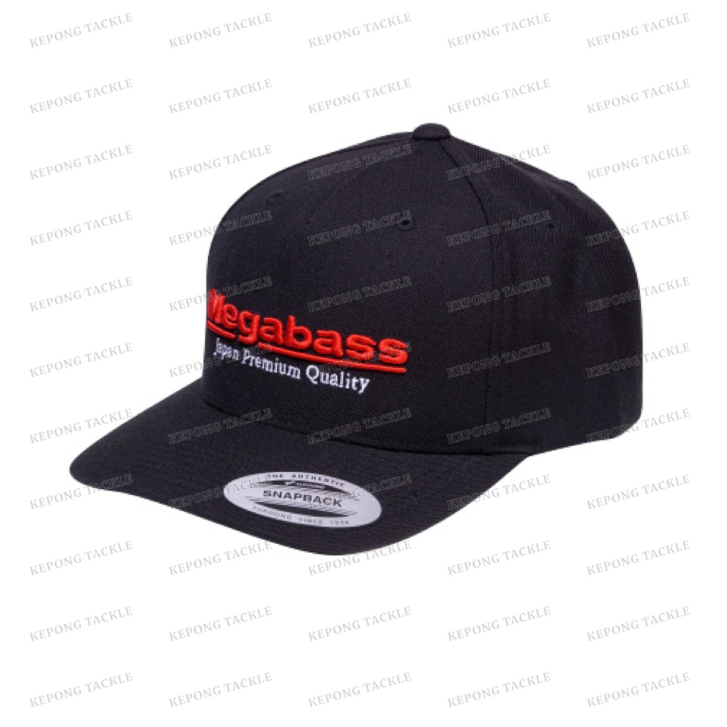 MEGABASS CAP CLASSIC SNAPBACK BLACK RED(クラシックスナップバック・ブラック レッド） - クラブケース