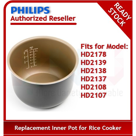 Philips pressure cooker discount hd2139 inner pot