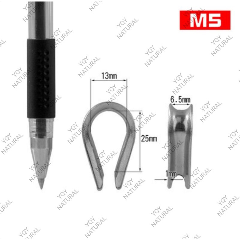 Wire Rope Thimble Stainless Steel 304 Cable Wire Thimble & Aluminium