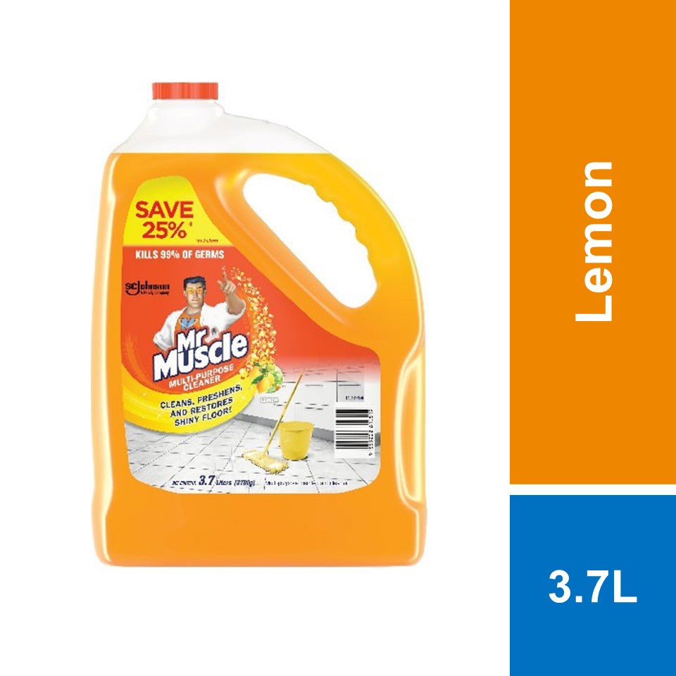 Mr Muscle Multi Purpose Cleaner Lemon 3.7L | Shopee Malaysia