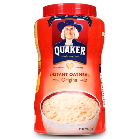 Quacker Instant Oatmeal 1kg (Jar) | Shopee Malaysia