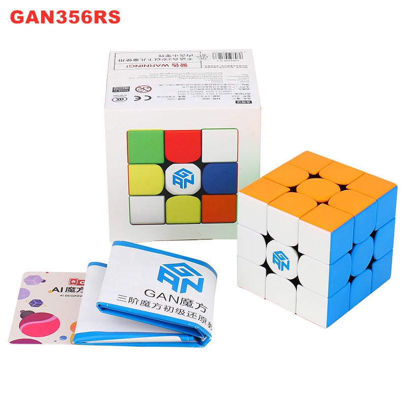 GAN 356 M, 3x3 Magnetic Speed Cube Stickerless Gans 356M Magic