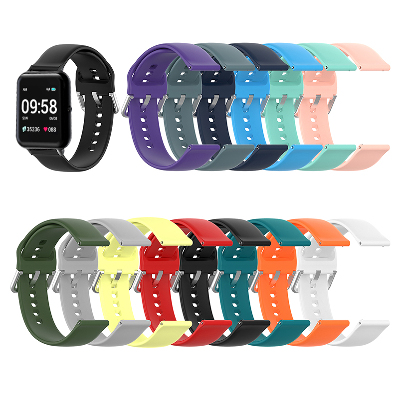 20mm Silicone Strap For Lenovo S2 S2 Pro Smart Watch Band Shopee