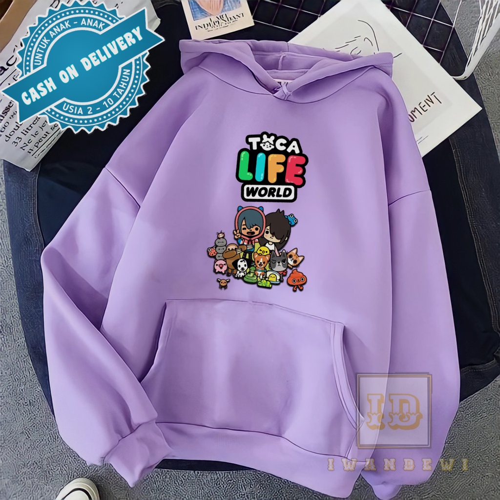 Unisex Boys Girls Hoodie Jacket toca BOCA toca life world Sweater Kids ...