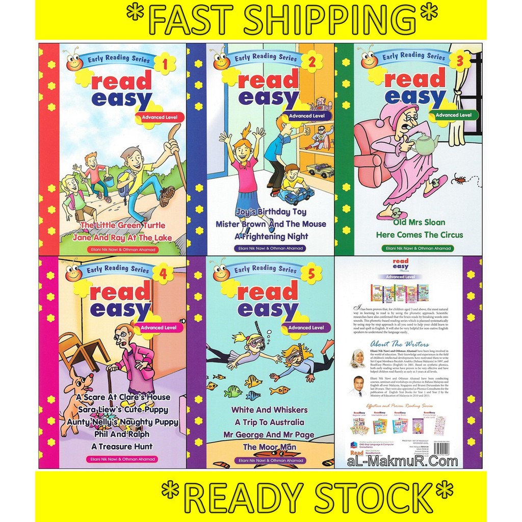 MyB Book : Early Reading Series - Read Easy Advanced Level (5 Book ...