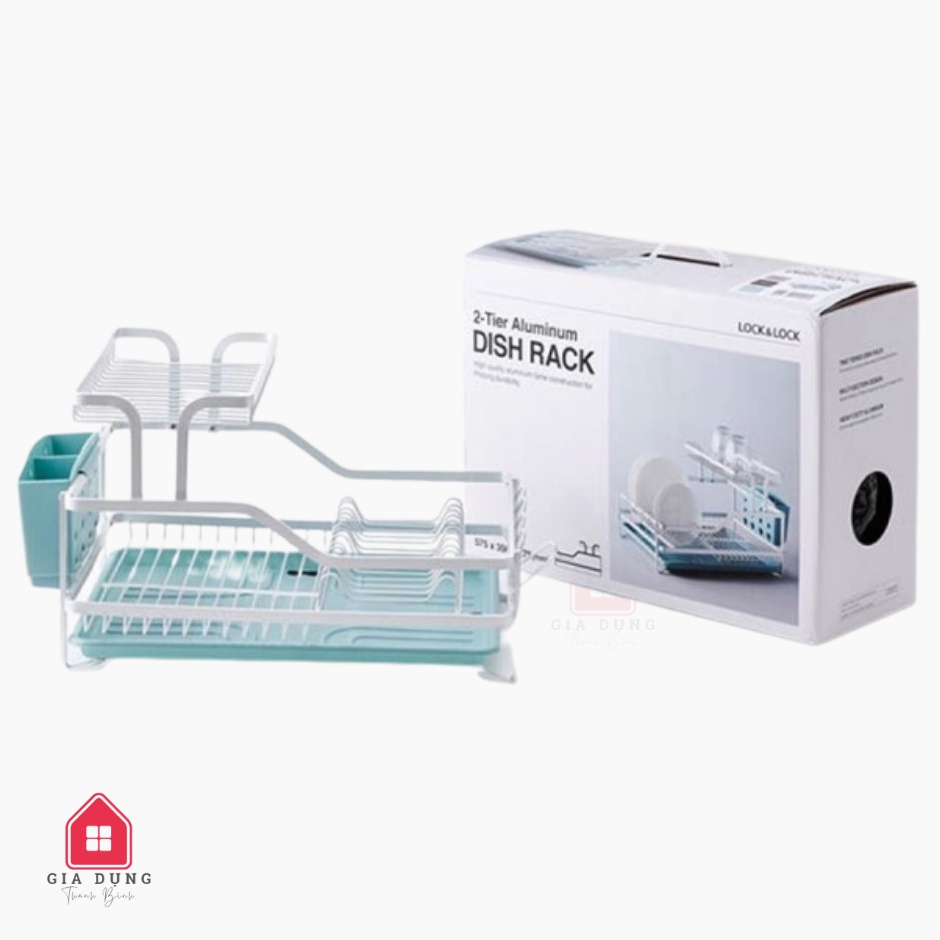 Locknlock 2-Tier Aluminum Dish Rack LDR204 | Shopee Malaysia