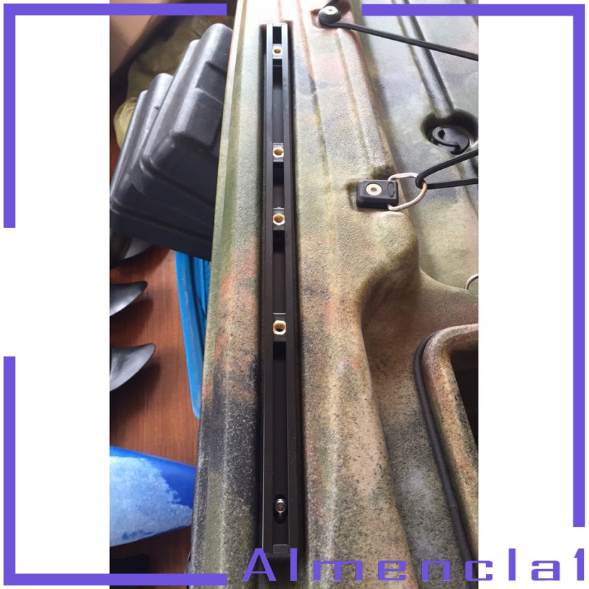 [AlmenclaabMY] Kayak Slide Track Mount Wide Rails with Four Sliders for Kayak Track System