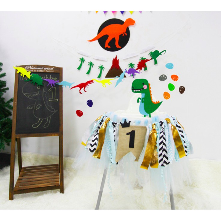 Dinosaur Birthday Decoration Set DIY Theme Happy Birthday | Shopee Malaysia