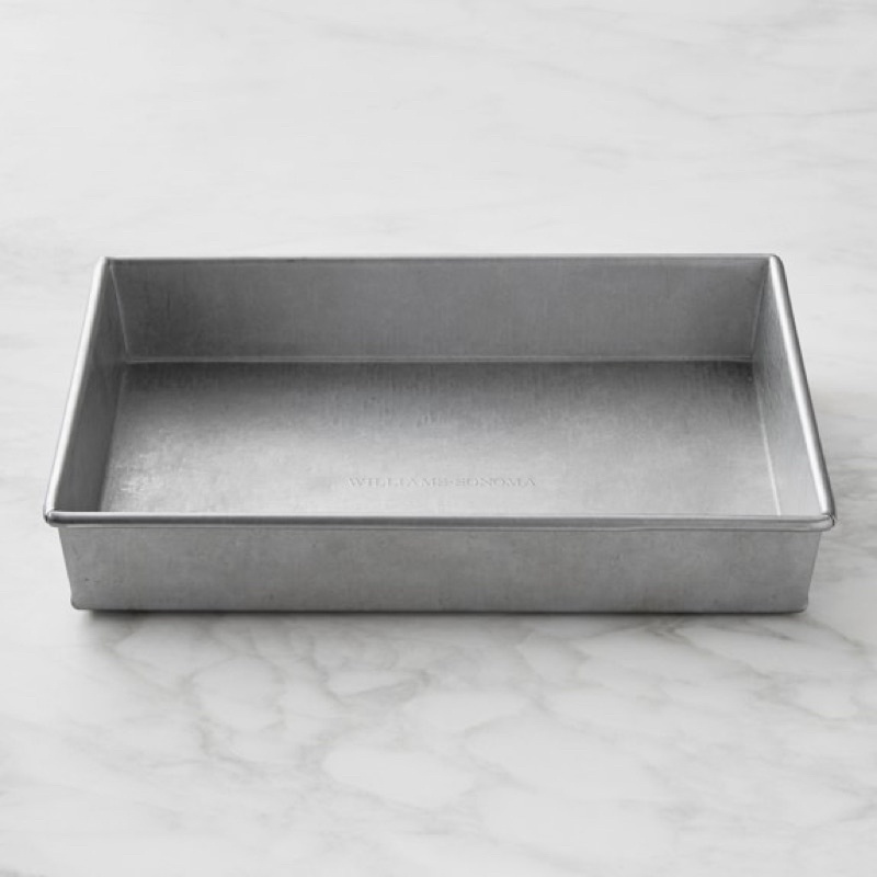 Aluminium Baking pan 2 inch Rectangle Shape Handmade / Loyang Kek ...