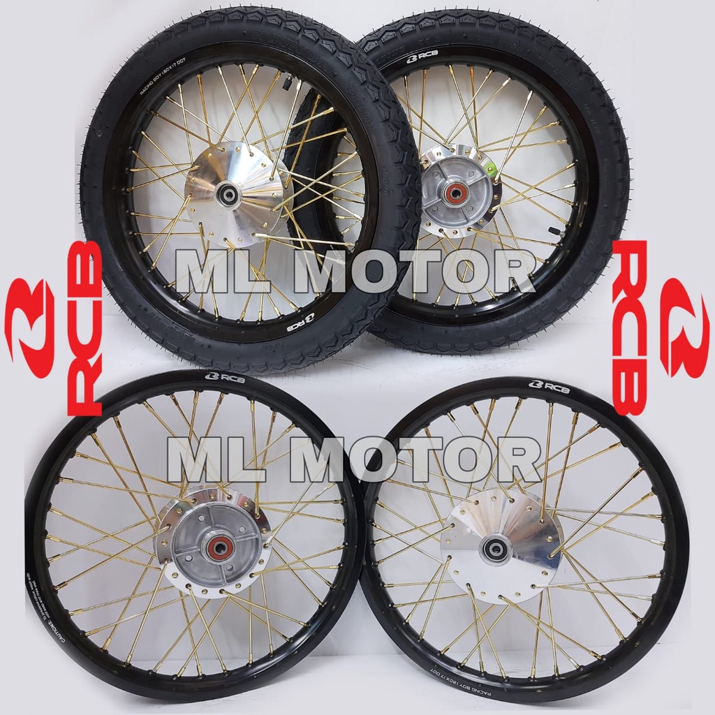 Honda C70 Set Racing Boy 160X17, SYS Hub Gantang, RCB Lidi Gold with ...