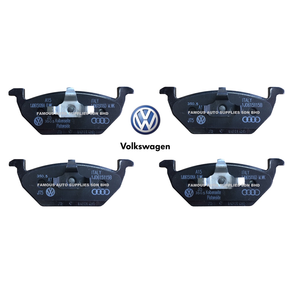FRONT BRAKE PAD VOLKSWAGEN POLO 1.2 BEETLE AUDI A1 (6R0698151A ...