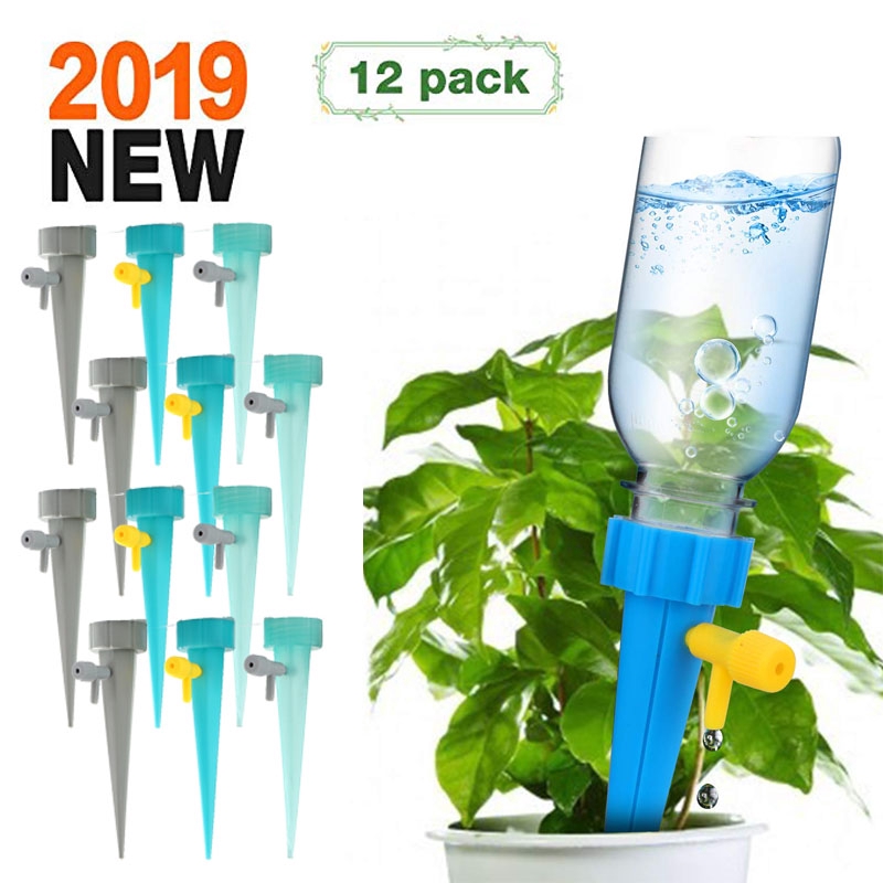 Plant Watering Devices, 12 PCS Self Watering Spikes, Automatic Plant