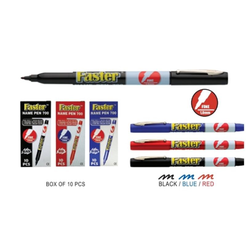 Faster 700 Name Pen & CD Marker(M-F-700) | Shopee Malaysia