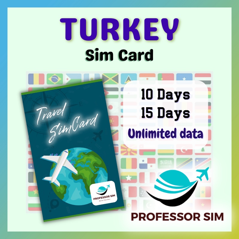 Turkey Travel Sim Card - Unlimited Data 10 Days / 15 Days | Shopee Malaysia