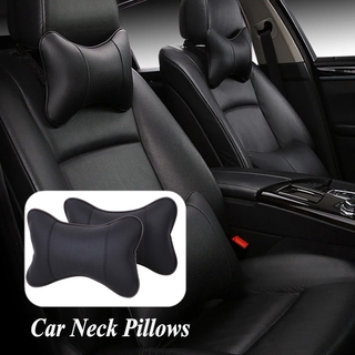 Car headrest Black Leather Car Pillow Cushion for Universal For Car Price  in India - Buy Car headrest Black Leather Car Pillow Cushion for Universal  For Car online at