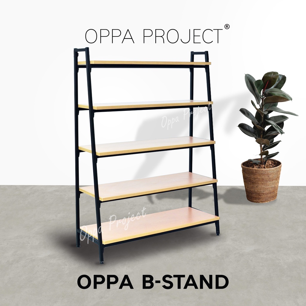 OPPA PROJECT Display Rack B-stand (L)1195mm x (H)1675mm (5 Level ...