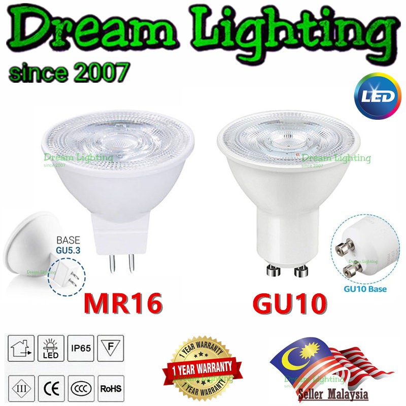 Dream Lighting GU10 MR16 GU5.3 240V LED Bulb Eyeball bulb Track