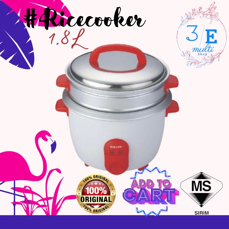 SINGER RICE COOKER 1.8L Shopee Malaysia