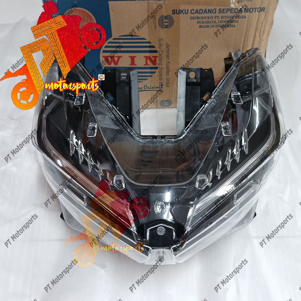 Honda Vario 150 Headlamp Headlight Assy LAMPU BESAR LAMPU COVER LED VARIO150 Head Light Assy