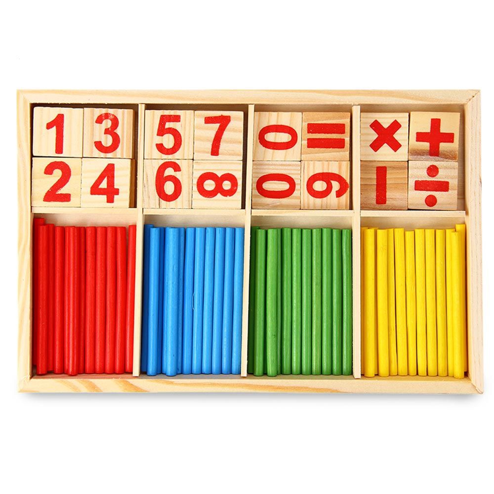 MONTESSORI MATHEMATICAL INTELLIGENCE STICK PRESCHOOL EDUCATIONAL TOYS ...
