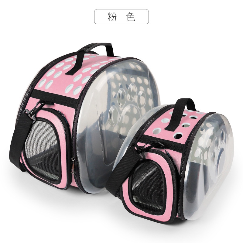 Pet trolley case out portable transparent cat and dog bag pet backpack