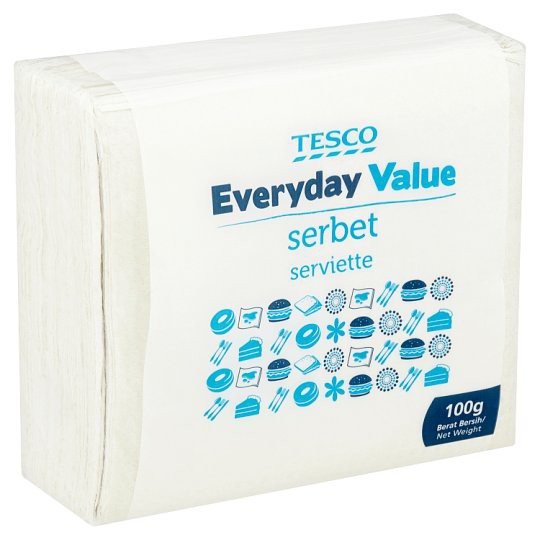 Tesco Everyday Value Serviette 100g Shopee Malaysia