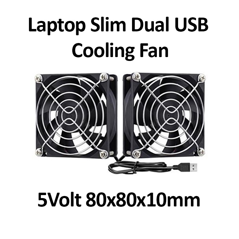 Computer USB Dual Cooling Fan | Shopee Malaysia