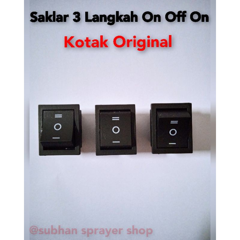 3 Step On Off Switch Original electric sprayer tank | Shopee Malaysia